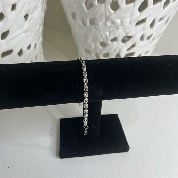 Stainless Steel Men's Silver Bracelet, Fashion Hip Hop Cuban Link 201 Steel, NWT - Picture 1 of 6